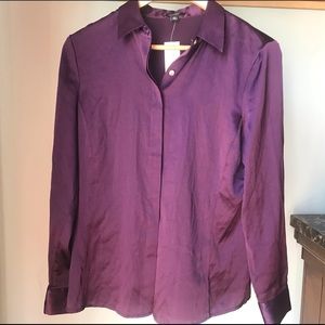 Ann Taylor Silk Button Up Shirt